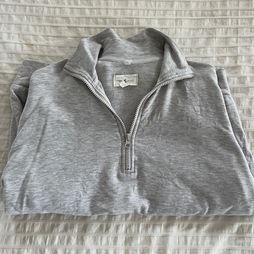 Lou & Grey signature soft blend half zip